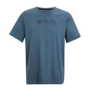 Regatta Mens Fingal Illustration T-Shirt / China Blue